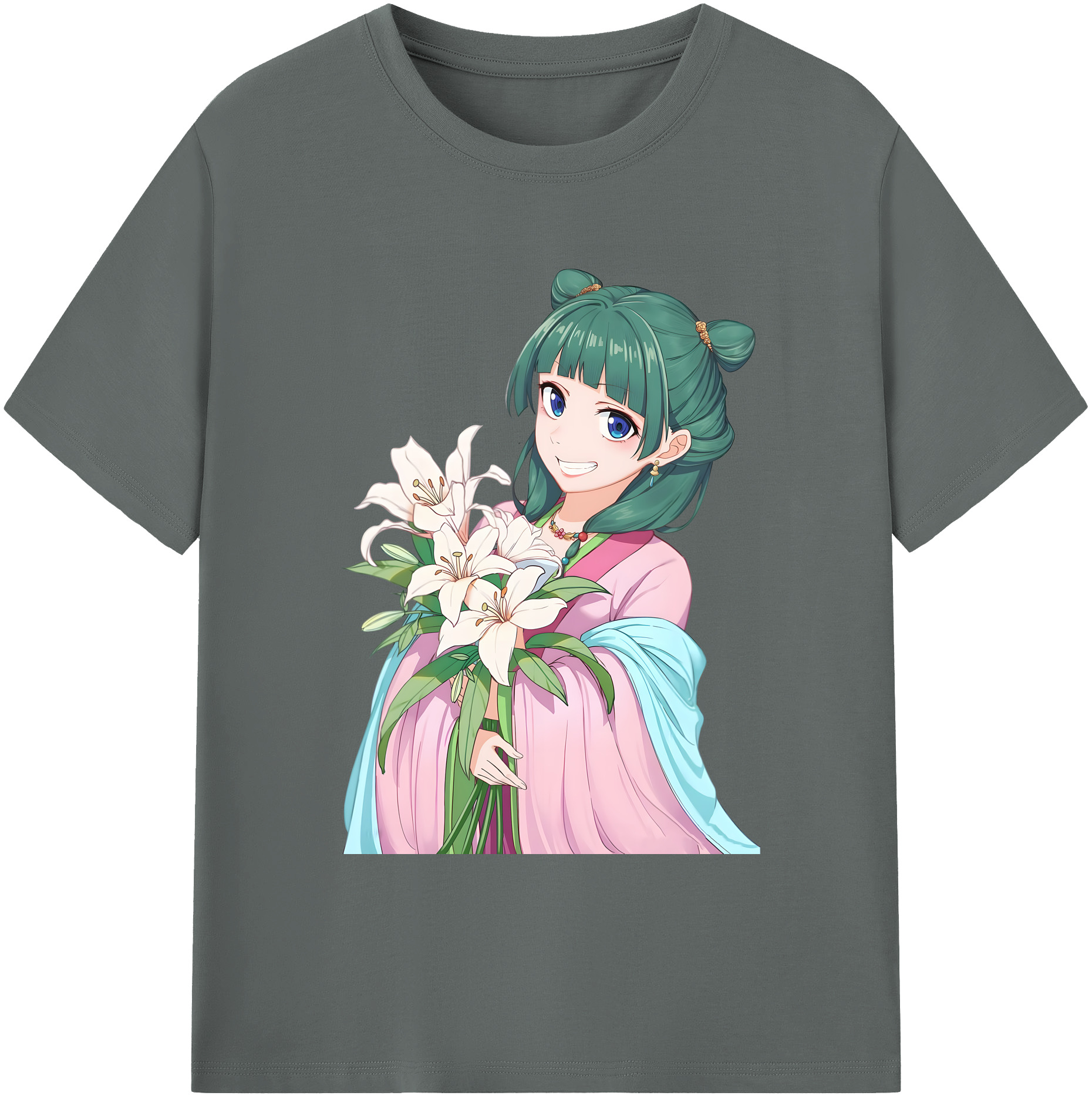 （画像用） 薬屋のひとりごと The Apothecary Diaries 綿100％ メンズ半袖Tシャツ｜肌触りやわらか＆通気性